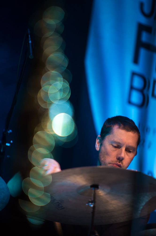 Drummer Morten Haesum playing with Lubos Soukup Quartet at Jazz Fest Brno 2017 | photo by Martin Zeman